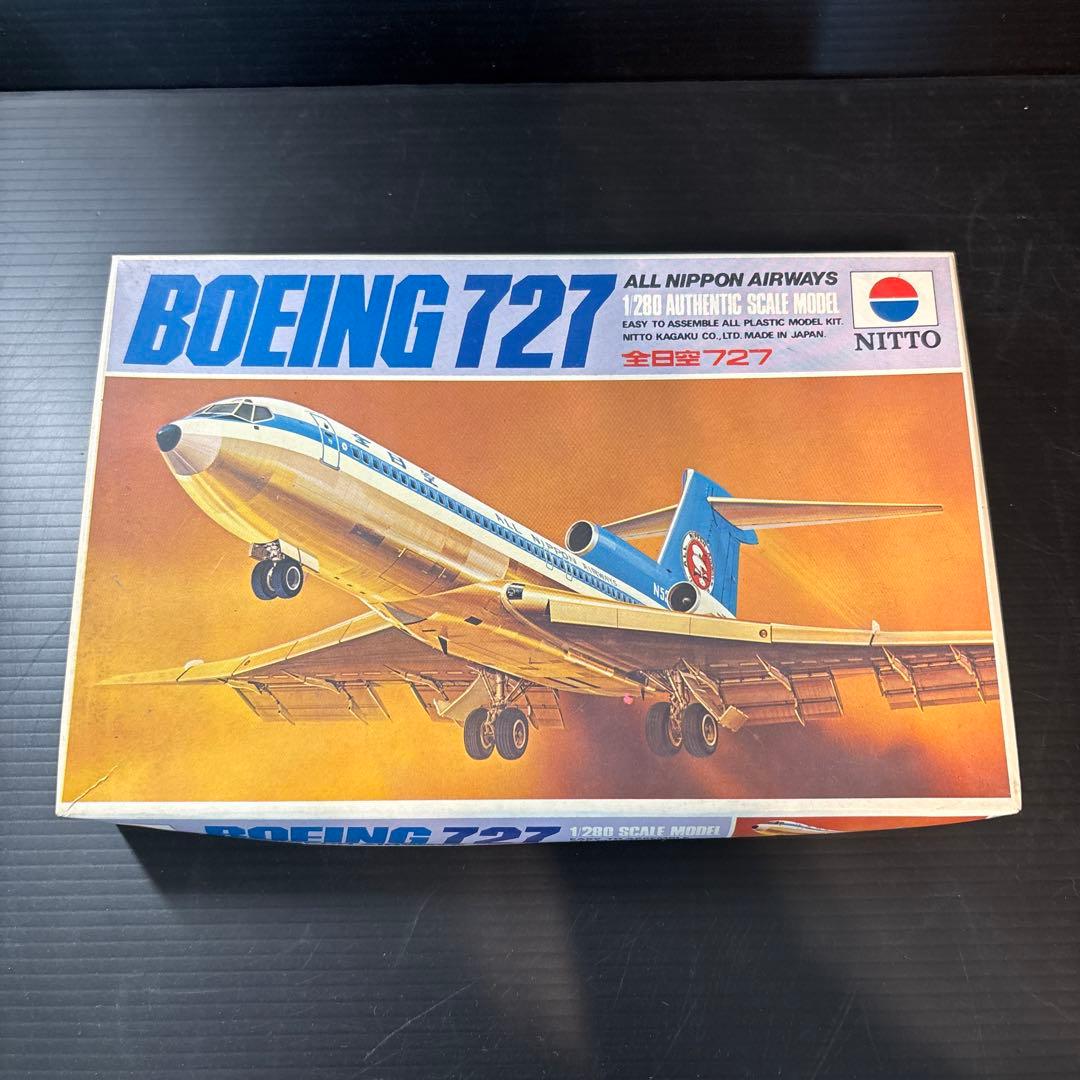 【未組立】B747 B727 DC-10 ニットー　日東　プラモデルセット