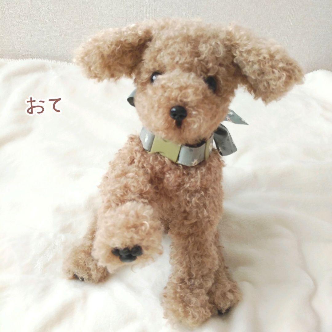 ＊mocha♡dog ＊ プードル(ラテS)☆ぬいぐるみわんこ teddy 犬