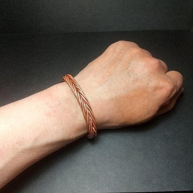 銅 バングル Viking warrior solid 16.2cm