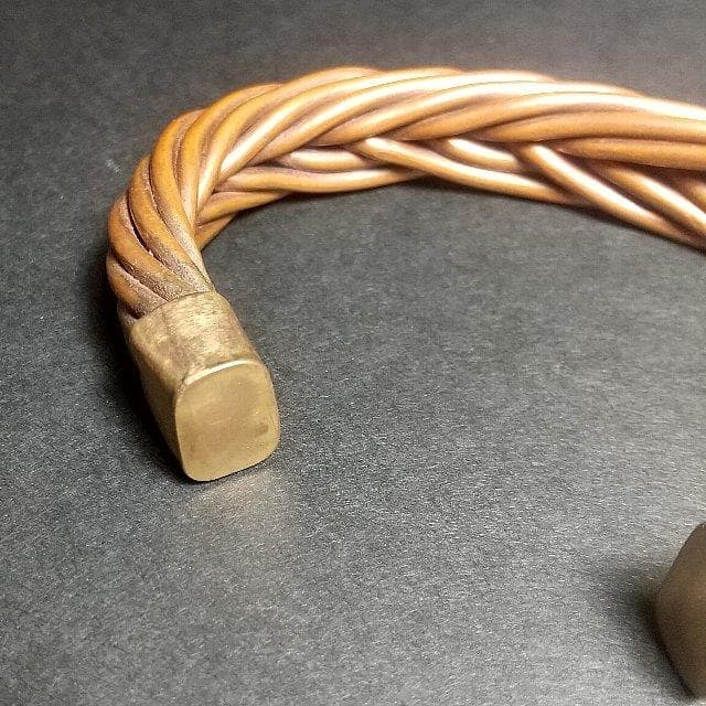 銅 バングル Viking warrior solid 16.2cm