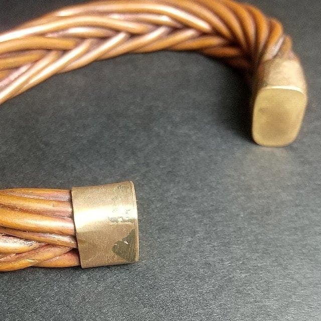 銅 バングル Viking warrior solid 16.2cm