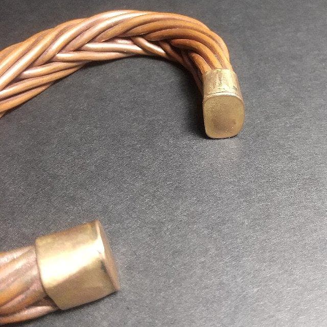 銅 バングル Viking warrior solid 16.2cm