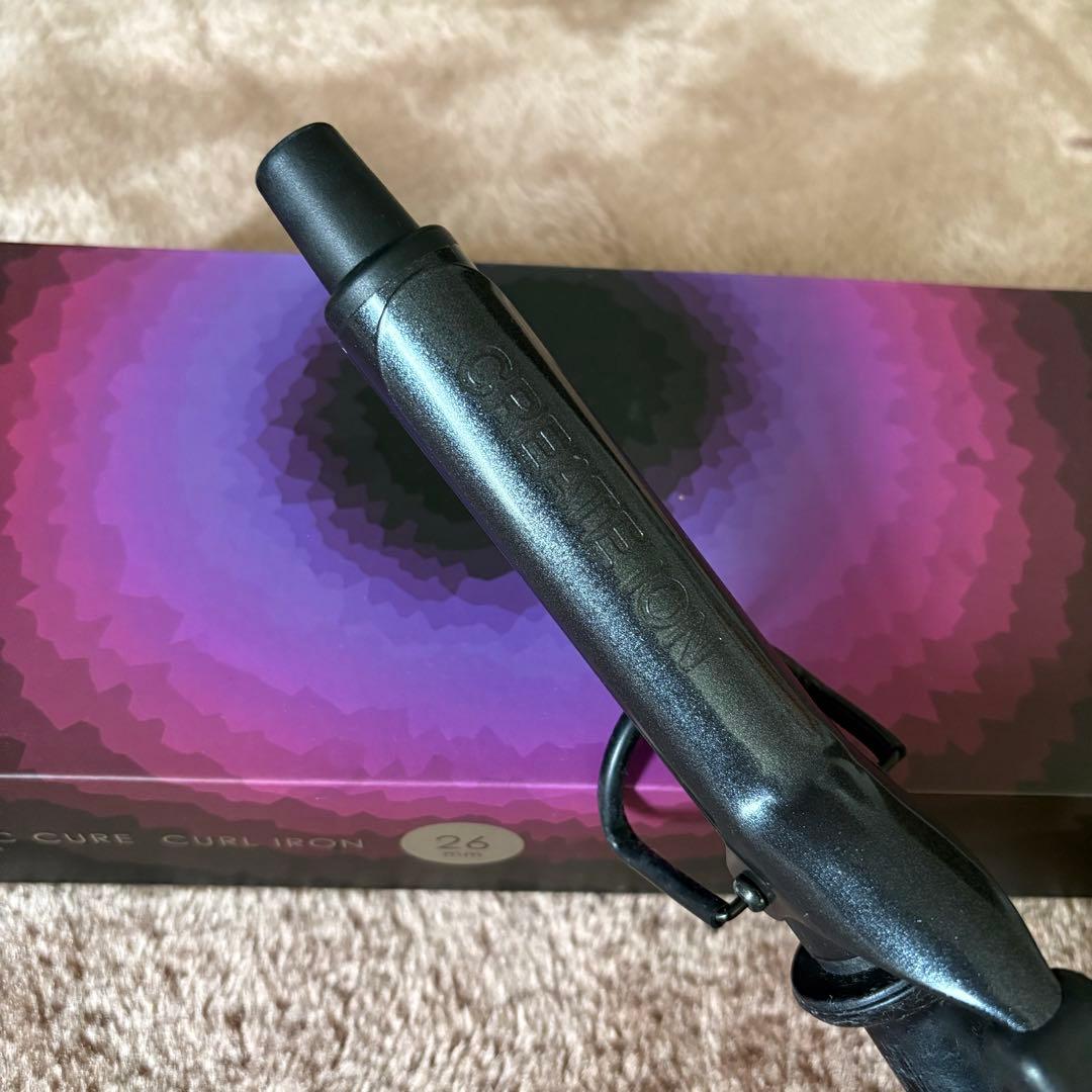 美品 コテ HOLISTIC カールアイロン26mmホリスティックキュア