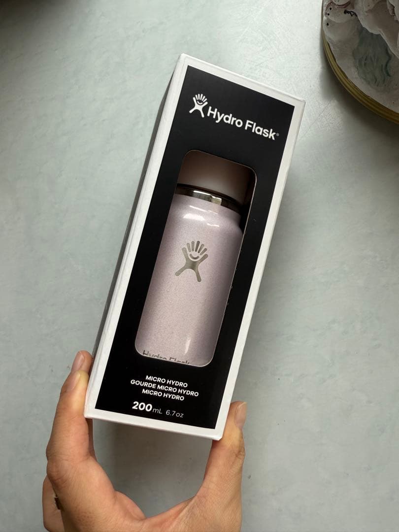 限定完売品　新品Hydro Flask 200ml glimmer pink