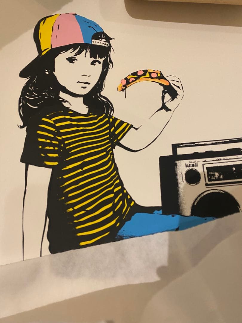 Bumblebeelovesyou シルクスクリーン　アート　バンクシー
