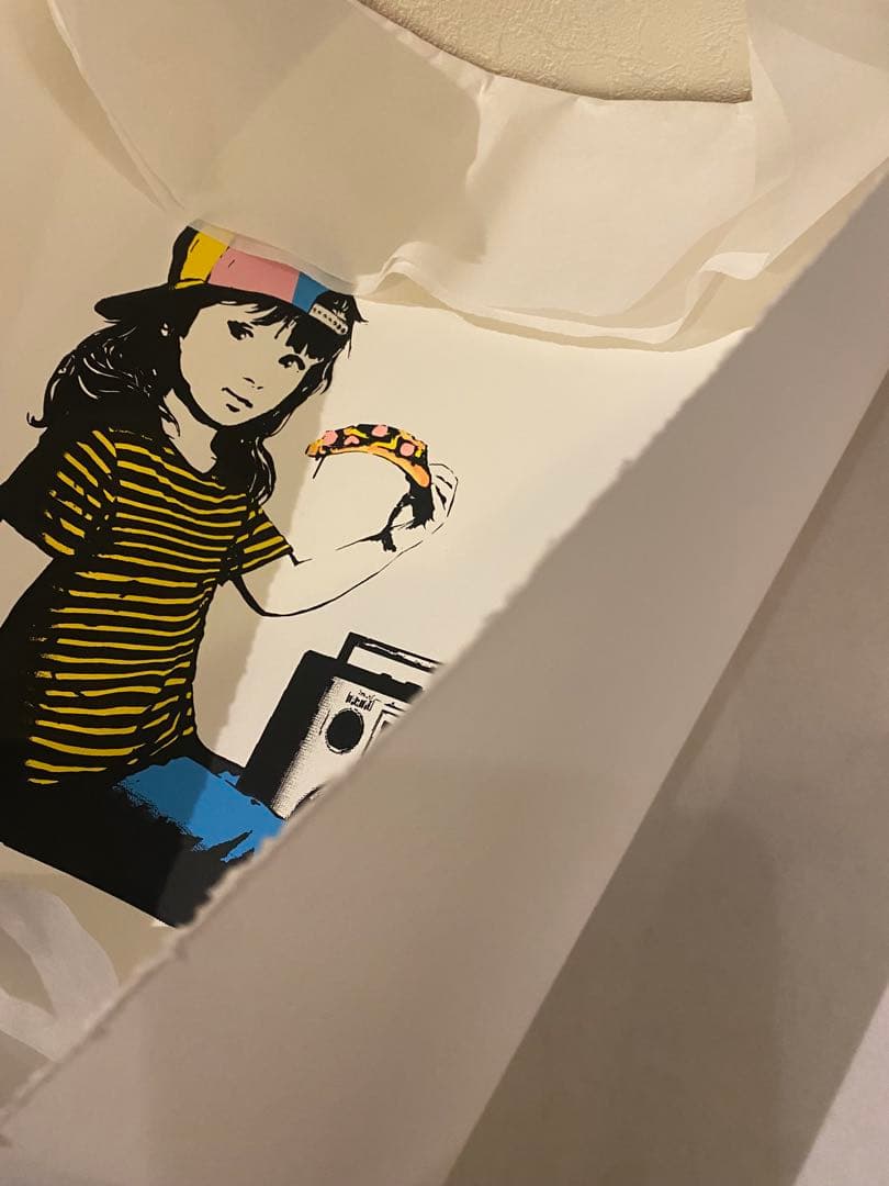Bumblebeelovesyou シルクスクリーン　アート　バンクシー