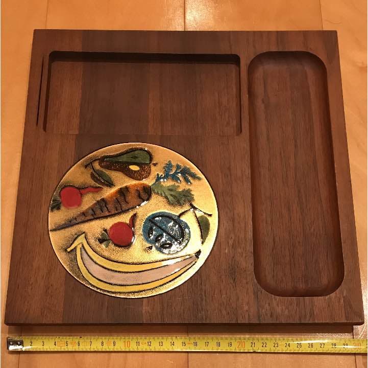 中目黒購入 アンティークトレ ー(^з^)-☆ 小物置