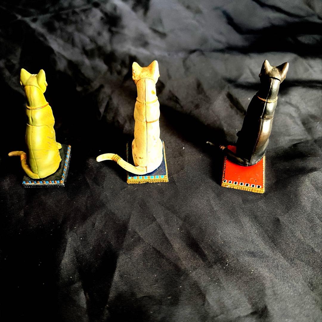 チョコエッグ 海洋堂 ペット動物コレクション　 バステト神 3体セット