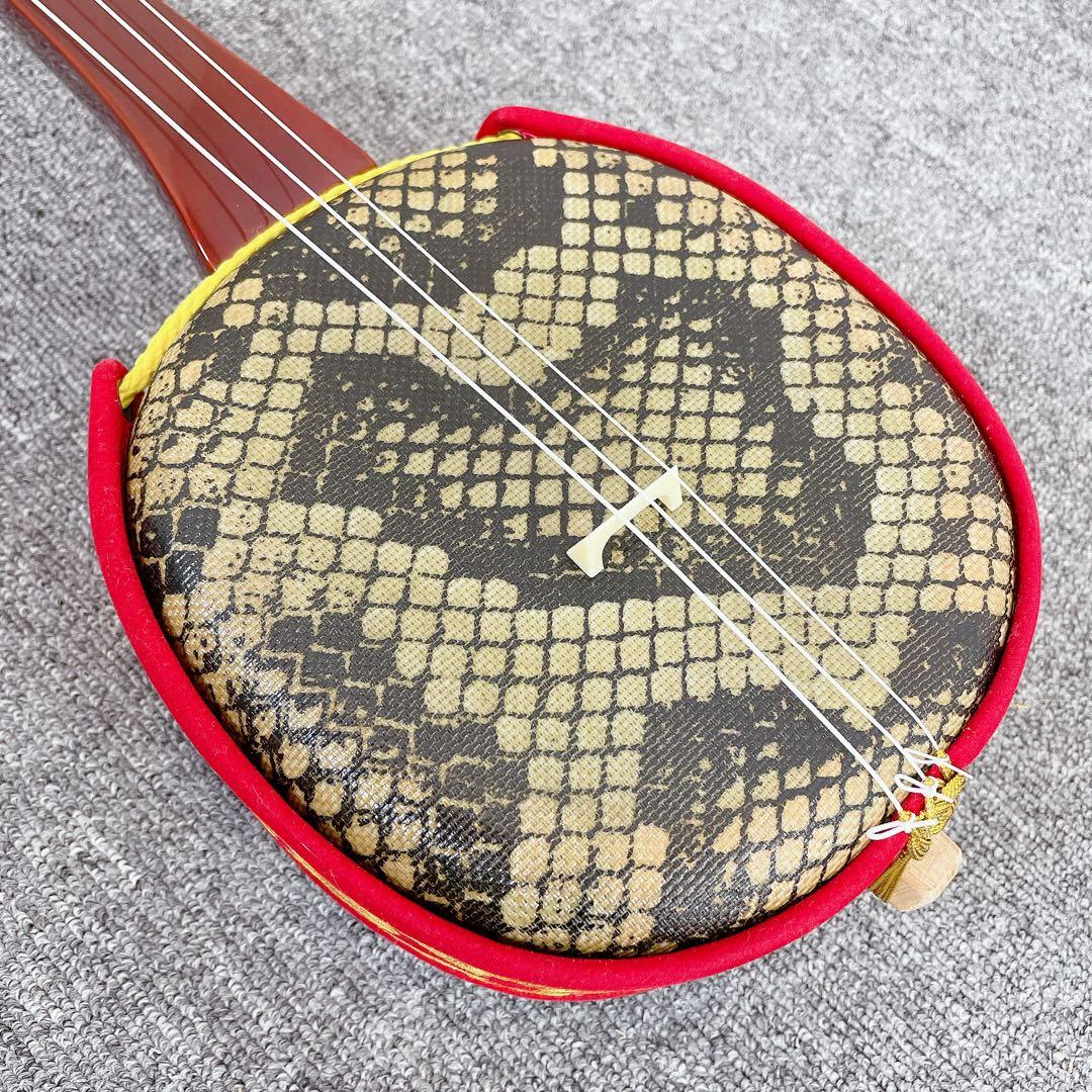 沖縄三線 三線 民謡楽器 沖縄民謡 人工皮