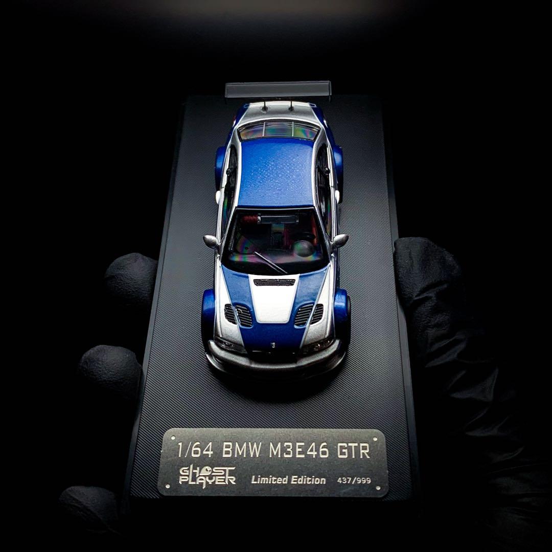 ミニカー 1/64 Ghost Player  M3 E46 GTR