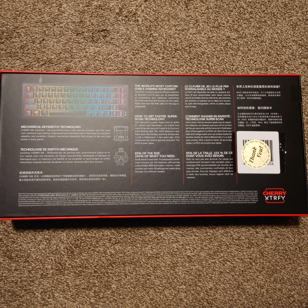 【新品未開封】CHERRY XTRFY K5V2ゲーミングキーボード