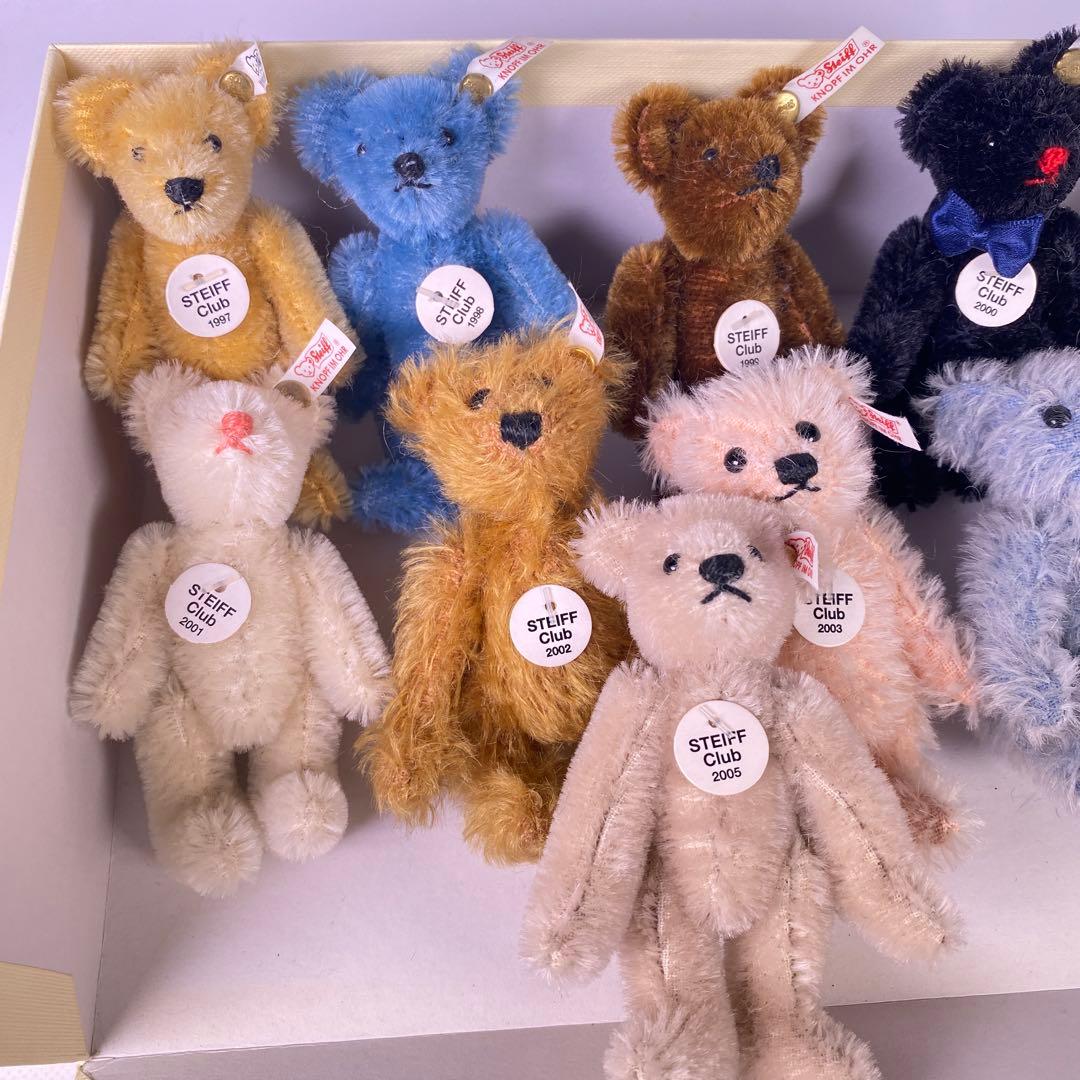 シュタイフクラブ限定　ミニテディベア　9体セット