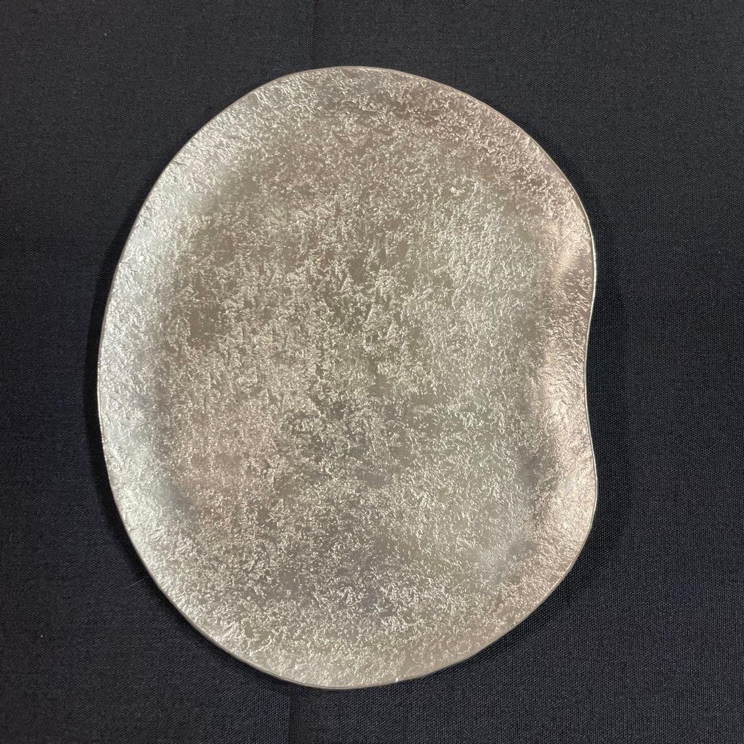 hftrfiz 錫の栞　石目の豆皿　清課堂