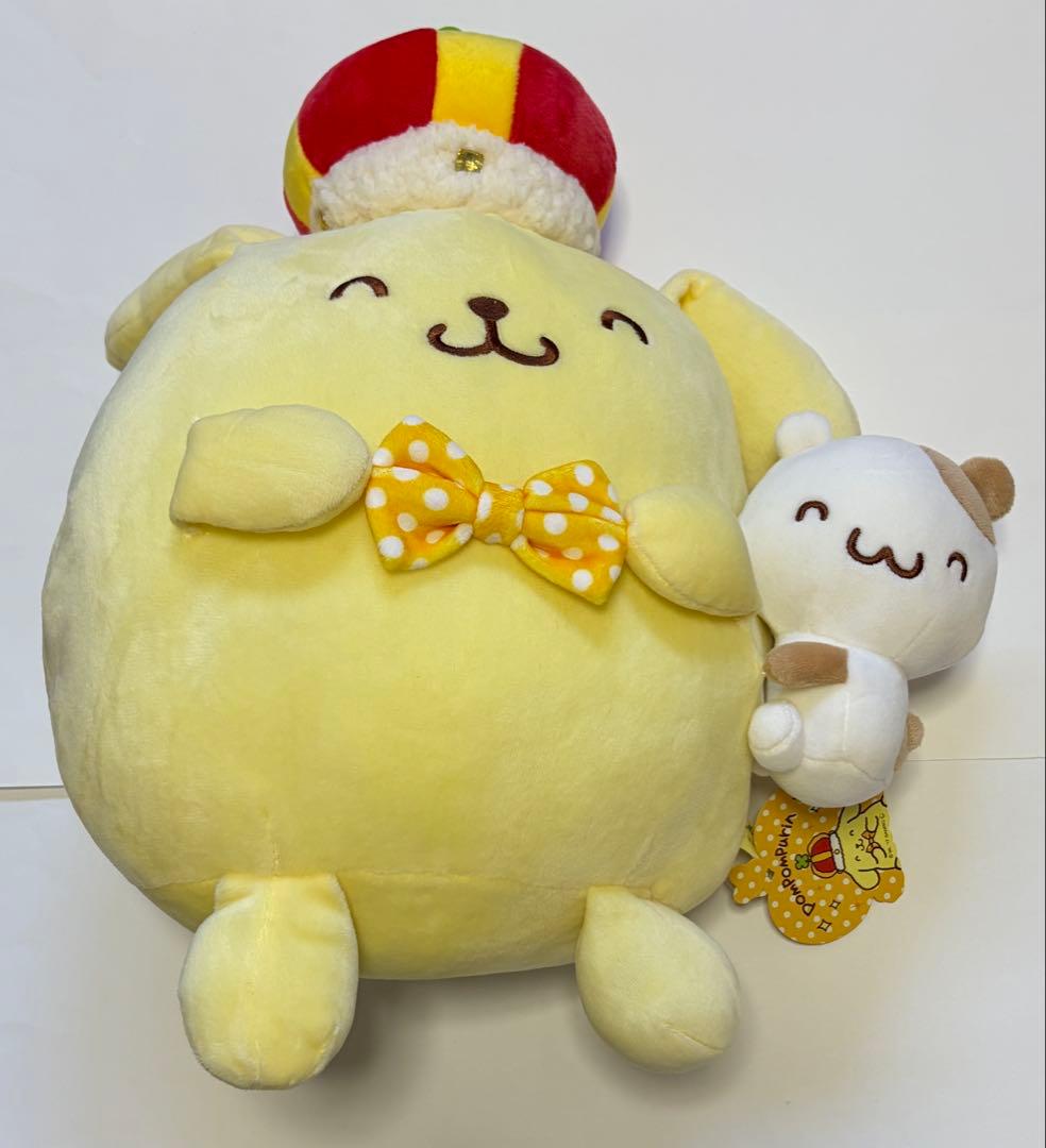 サンリオ ポムポムプリン ぬいぐるみ むにゅぐるみ 2連覇ムニュムニュぬいぐるみ