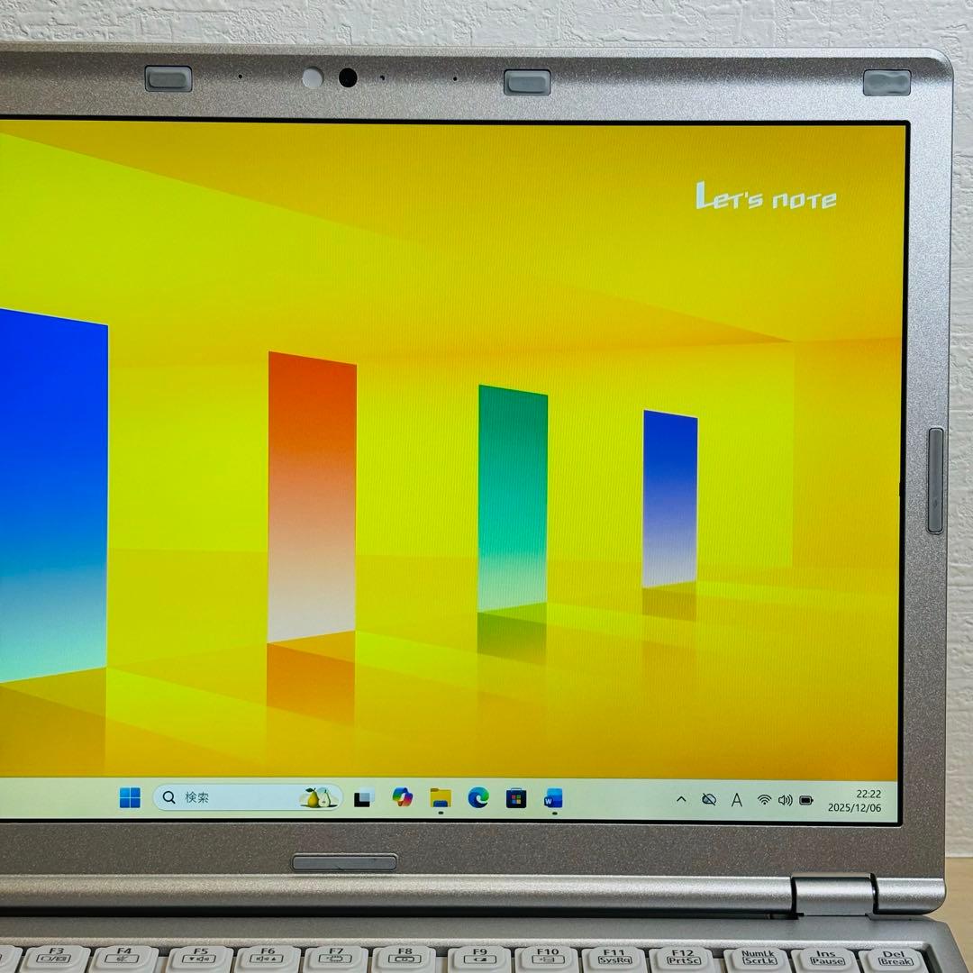 レッツノート PC Windows11 SSD DVD オフィス付き P-119