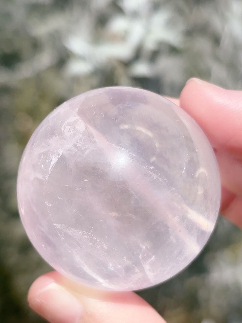 ローズクォーツ　ジェミー　スター　びっくりレインボー　虹　モザンビーク