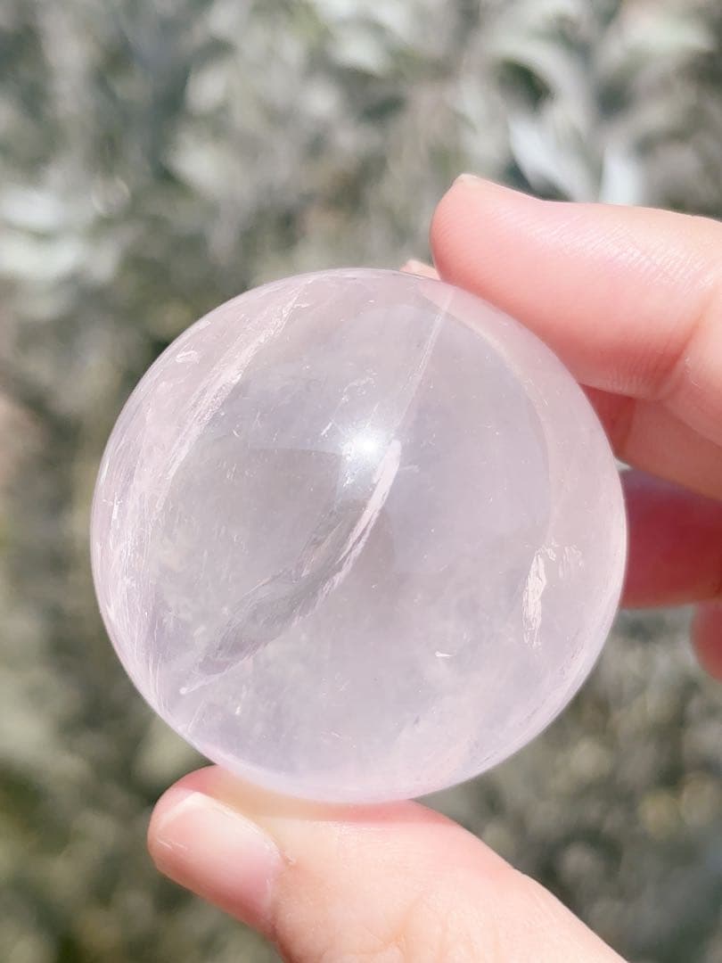 ローズクォーツ　ジェミー　スター　びっくりレインボー　虹　モザンビーク