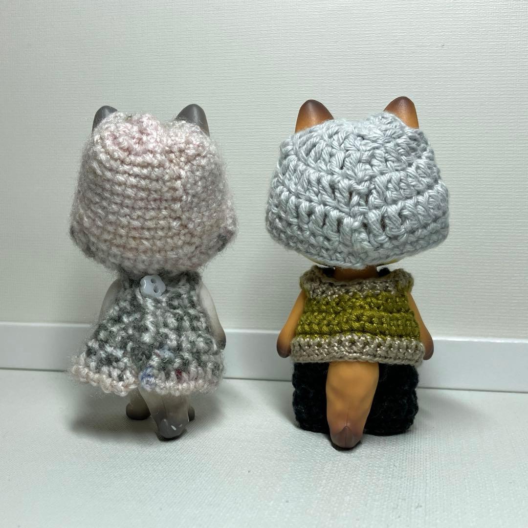 【ご確認用】カプセルドール ねこ きつね オオカミ ワンピースとつなぎジャケット