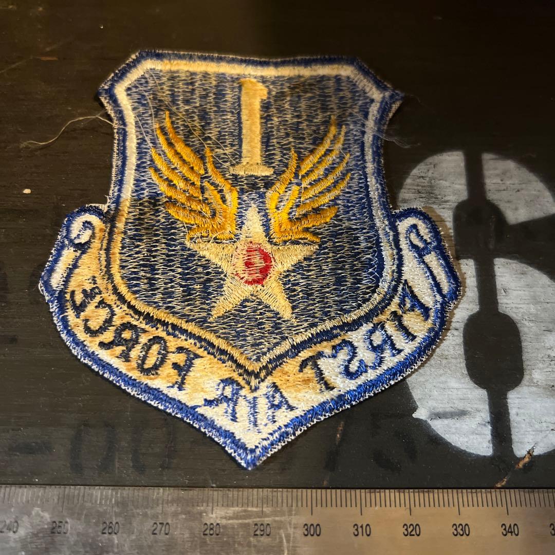 40SWW2 大戦　ビンテージワッペン　FIRST AIR FORCE パッチ