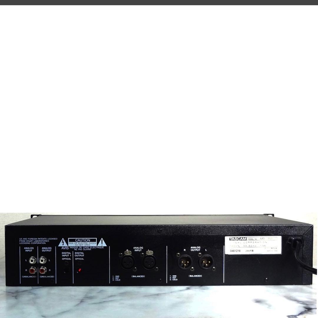 【極美品】TASCAM MD-350 タスカム MDデッキ ⑥