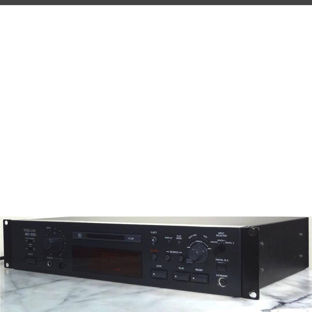 【極美品】TASCAM MD-350 タスカム MDデッキ ⑥