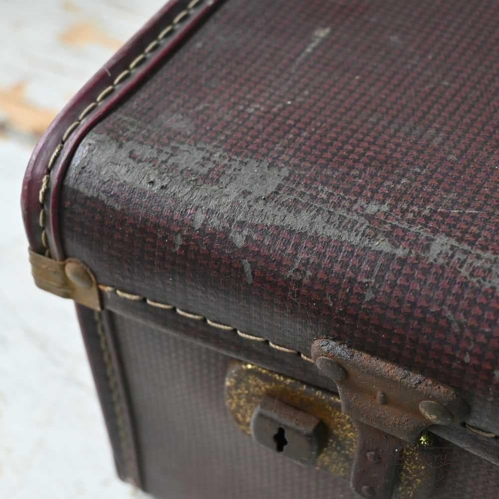 L3612-99-10 英国アンティーク トランクレザー 収納 かばん イギリス