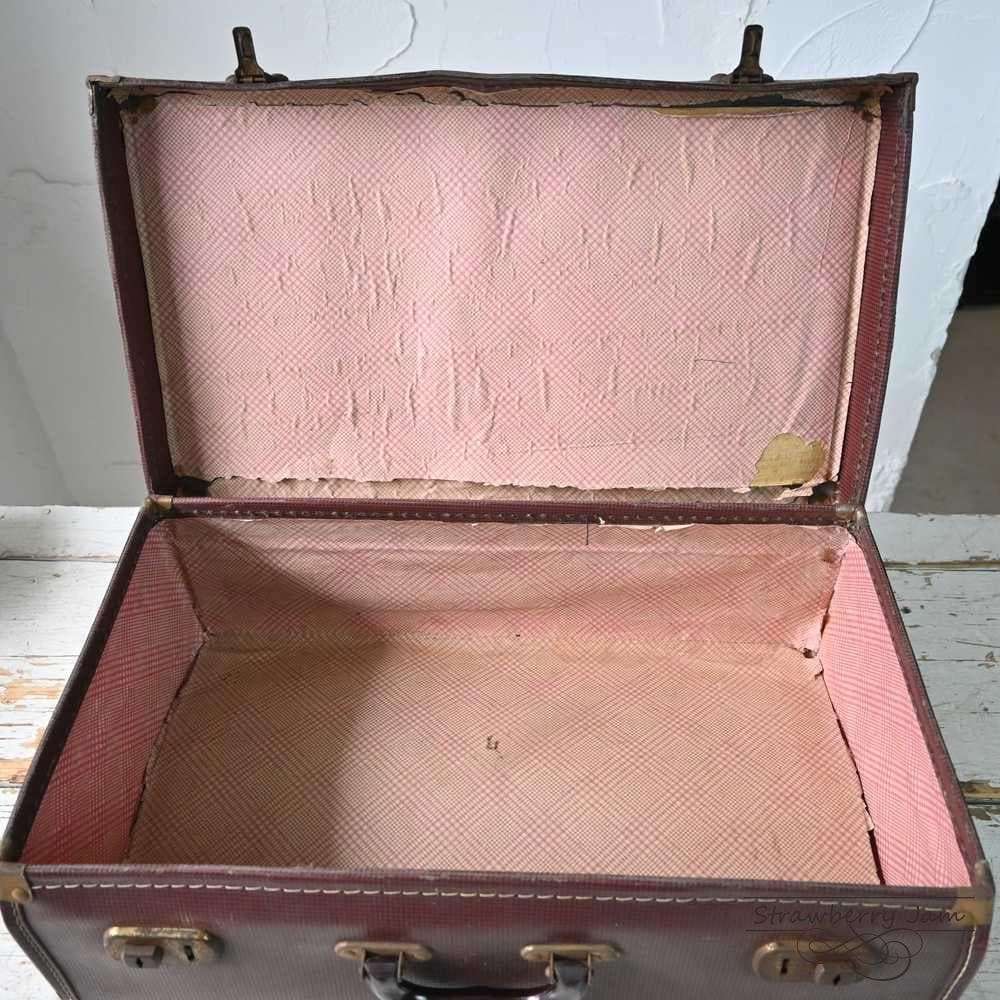 L3612-99-10 英国アンティーク トランクレザー 収納 かばん イギリス