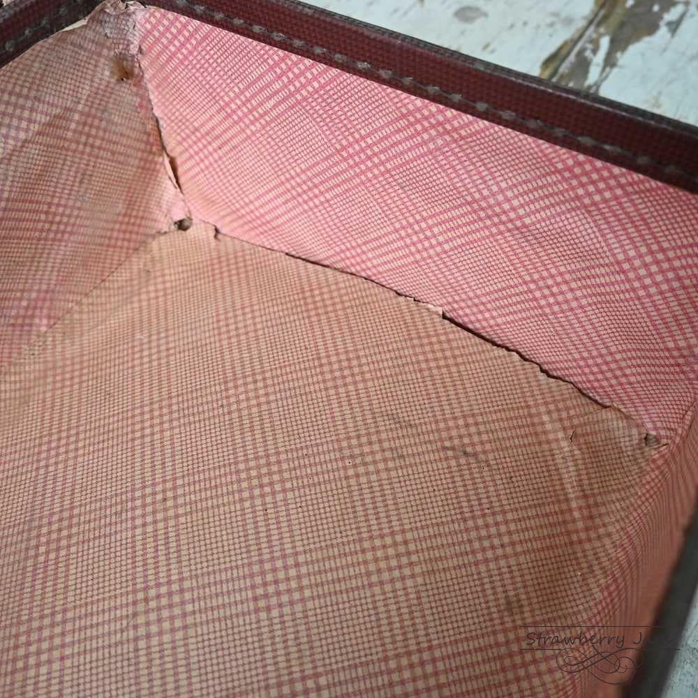 L3612-99-10 英国アンティーク トランクレザー 収納 かばん イギリス