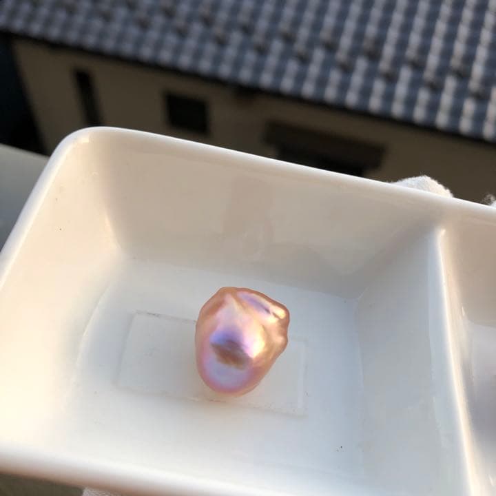 本真珠　虹色　淡水バロックパールオーダー確認ページCN69