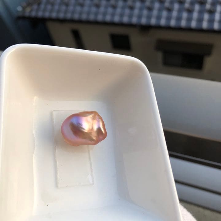 本真珠　虹色　淡水バロックパールオーダー確認ページCN69