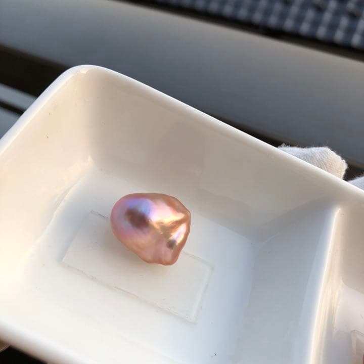 本真珠　虹色　淡水バロックパールオーダー確認ページCN69