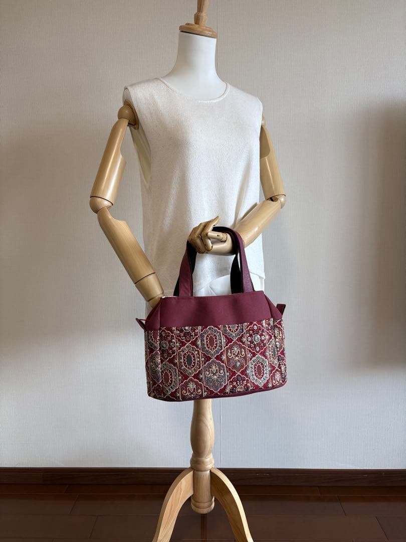 ツイントートバック　楕円底タイプ