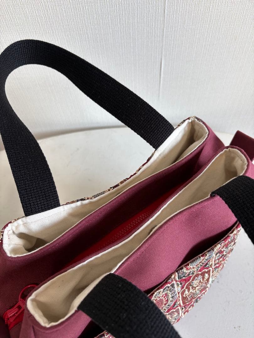 ツイントートバック　楕円底タイプ