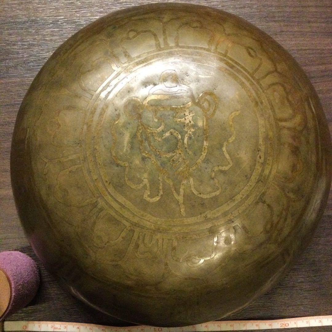 シンギングボウル チベタンボウル 展示品 直径約24.5cm