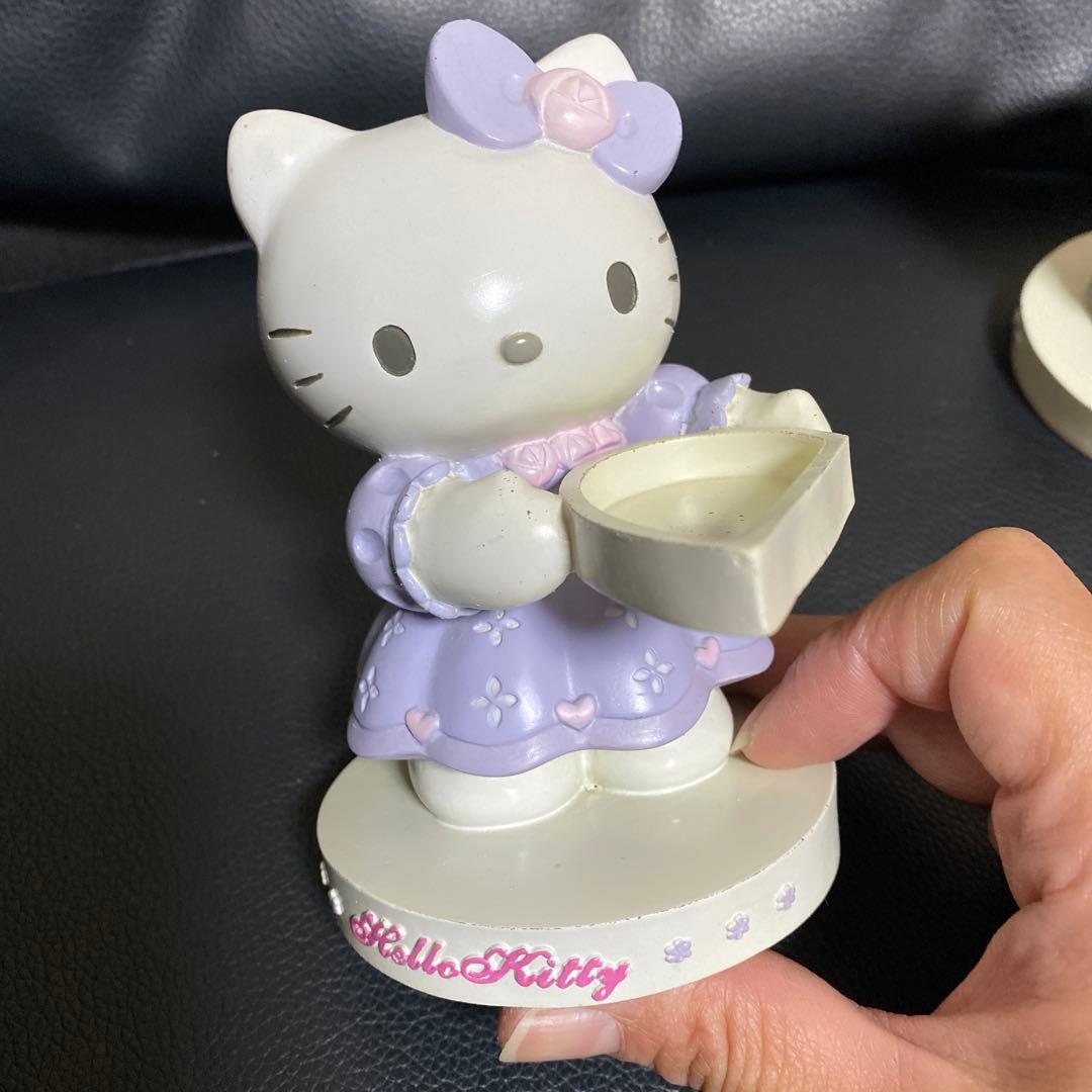 レトロ サンリオ キティ ダニエル アクセサリートレイ 置物 2003