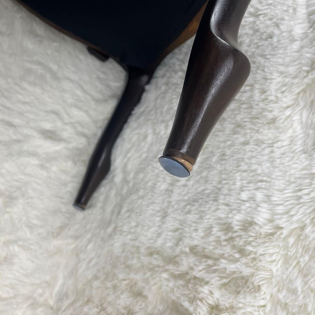 【ビンテージ】マルニ木工 maruni ベルサイユアームチェア 猫脚 鋲打ち