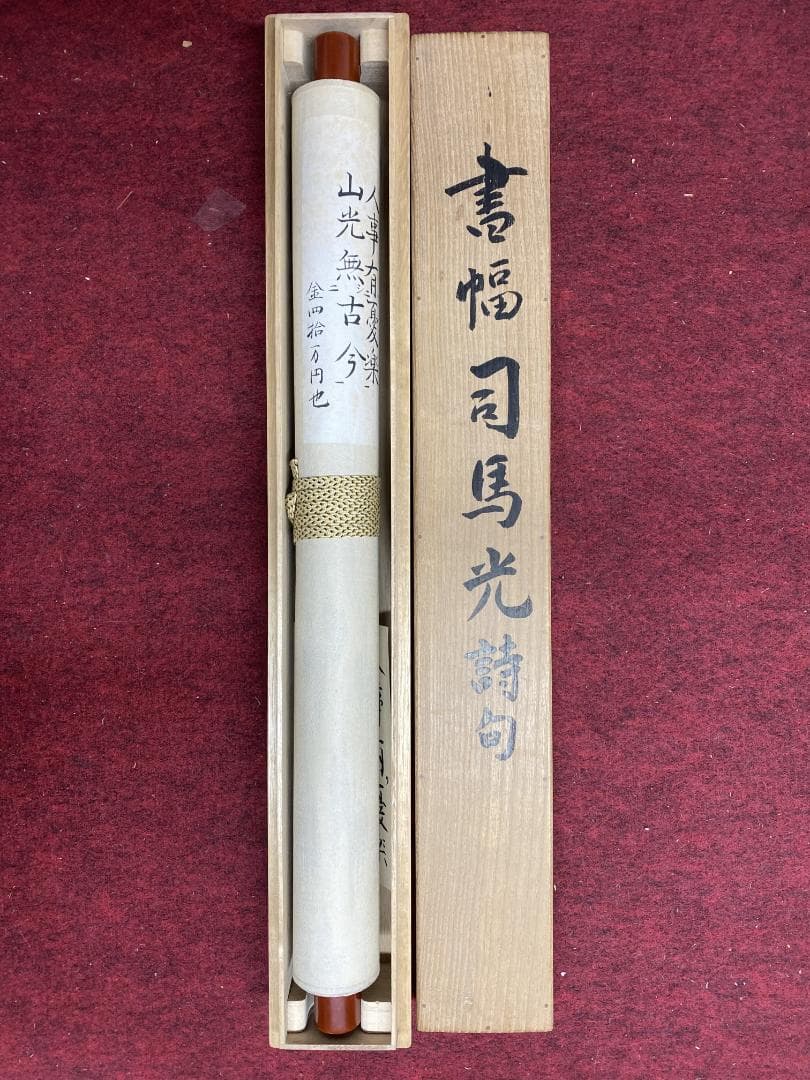 コ*ー様 中川雨亭『人事有憂楽 山光無古今』司馬光詩句 師鈴木翠軒 日展参与 高