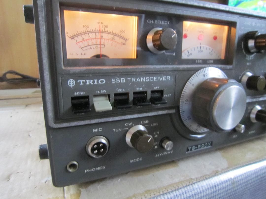 TRIO　受信機　TS-520X　改100　ラジオ