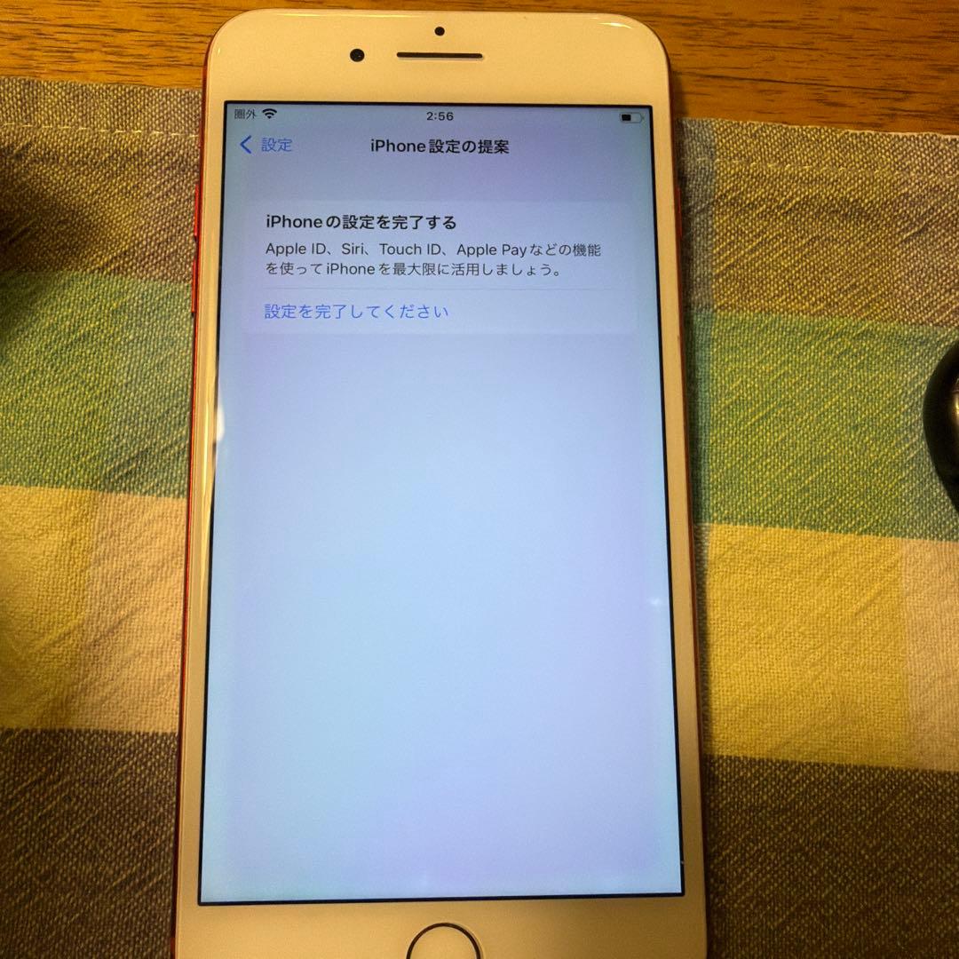 iPhone7plus 128G レッド　SIMロック解除済み