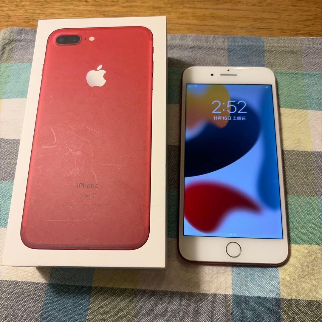 iPhone7plus 128G レッド　SIMロック解除済み
