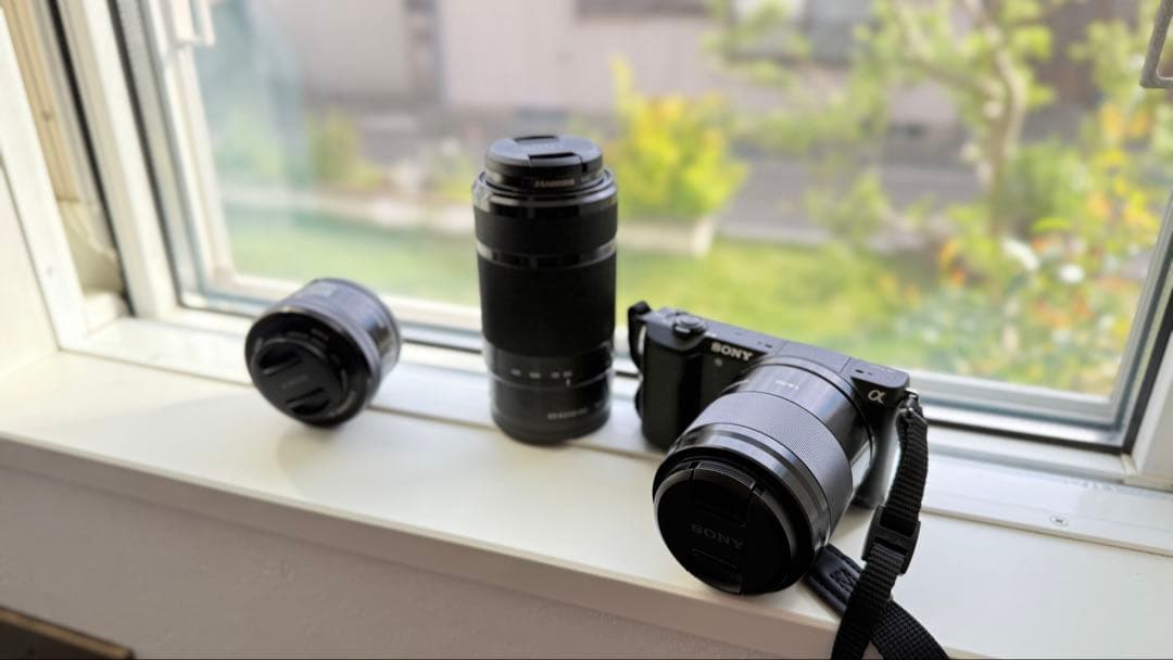 Sony α5100 ダブルズームレンズキット　単焦点レンズセット