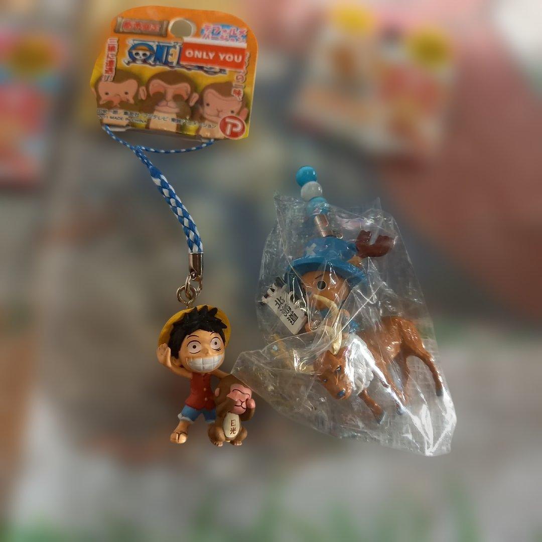 ご当地限定☆ONE PIECE☆チョッパーマン♪ビーズ&根付けストラップ☆11点