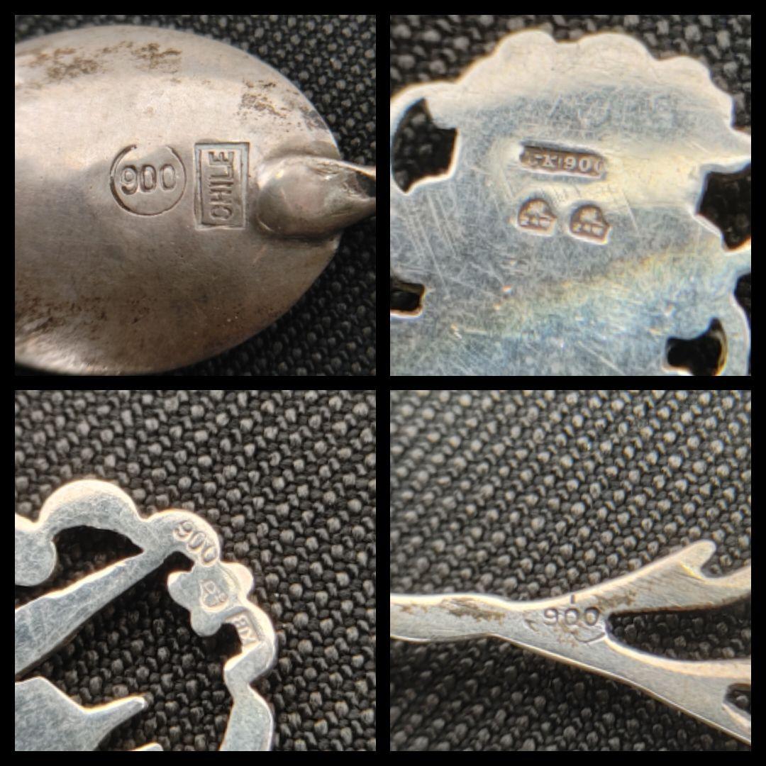 ☆銀製 K18？ SILVER ☆スプーン☆18本☆刻印あり☆純銀 925