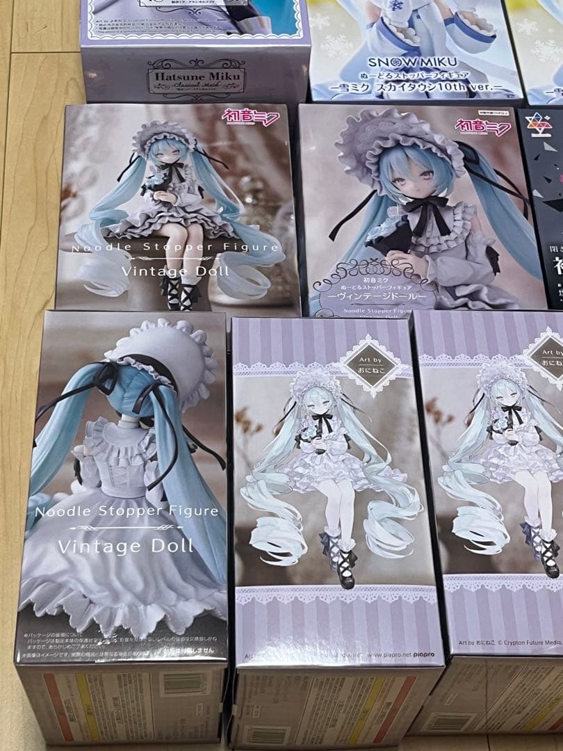 初音ミク フィギュア まとめ売り 13体 ヴィンテージドールミク5体 雪ミク他