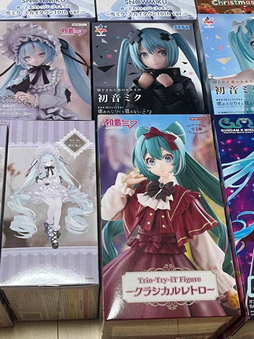 初音ミク フィギュア まとめ売り 13体 ヴィンテージドールミク5体 雪ミク他