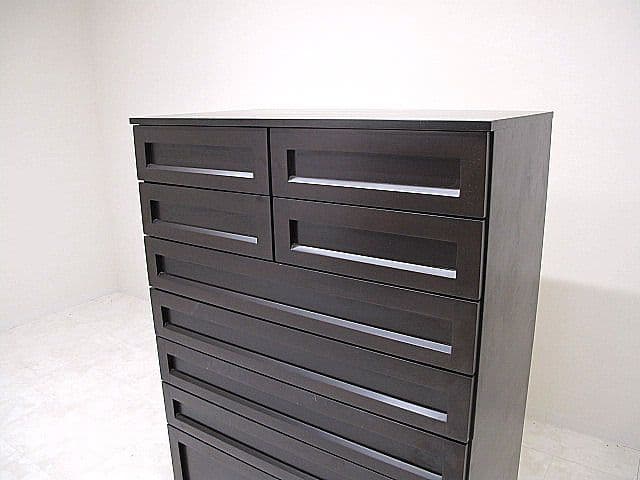 IDC大塚家具　「VITA」　ブナ材ハイチェスト　　　サイドチェスト/整理タンス