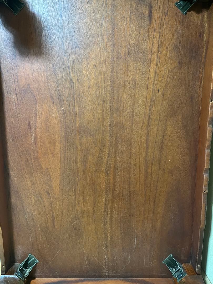 【最終価格 送料込み】高級座卓 和机 120cm 天然木 彫刻脚 欅（けやき）調