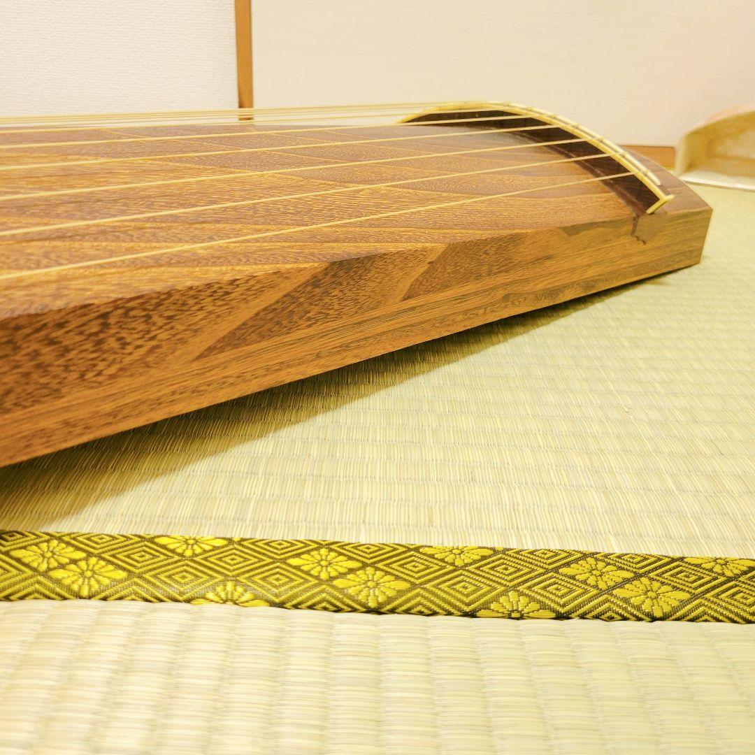高級 和琴 お琴 琴 くり甲 すだれ彫 蒔絵 和楽器 弦楽器 13弦 伝統楽器