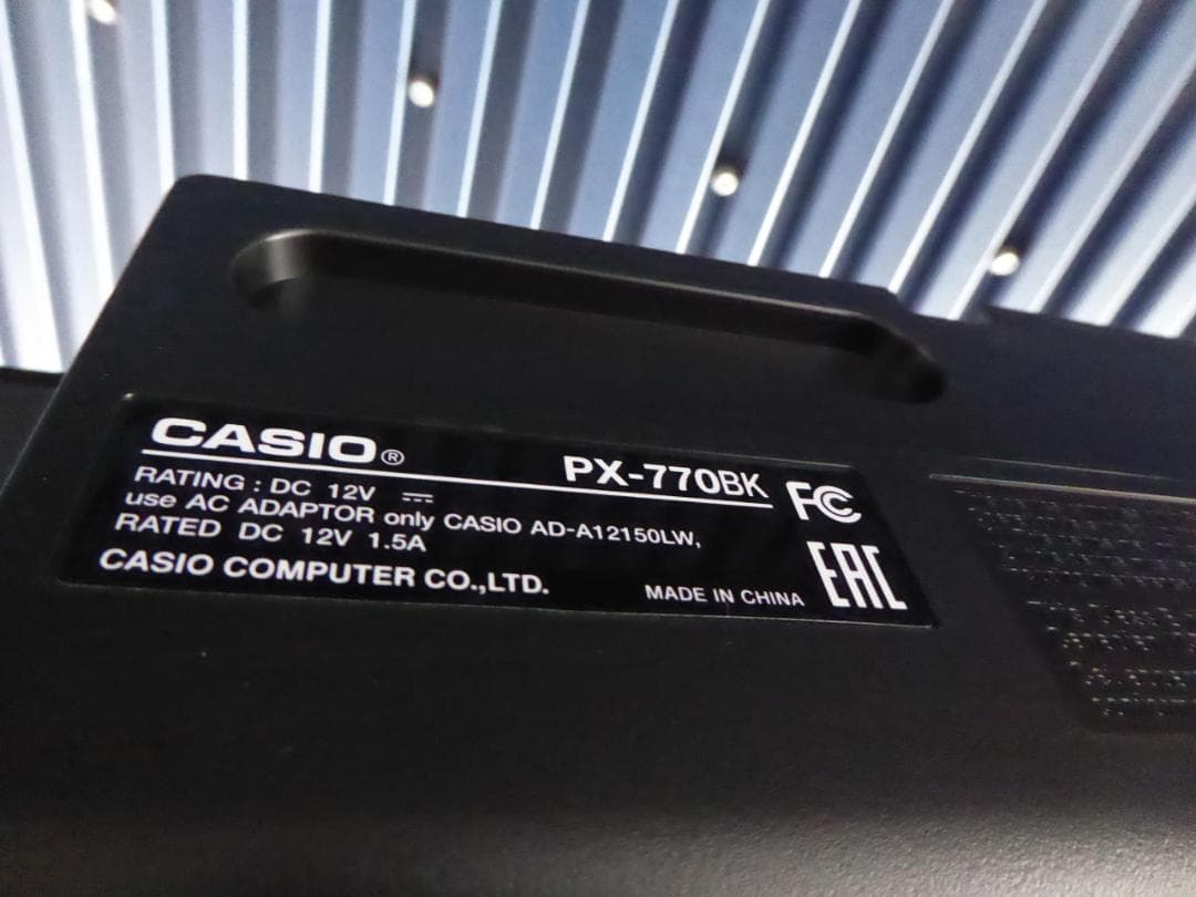 CASIO　カシオ　 Privia PX-770 電子ピアノ　2021年製