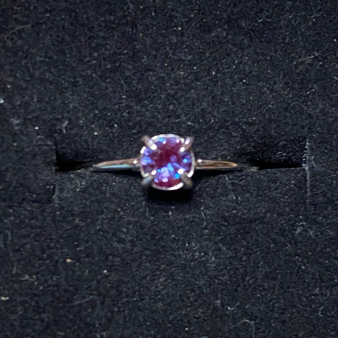 限定3点  合成アレキサンドライト リング